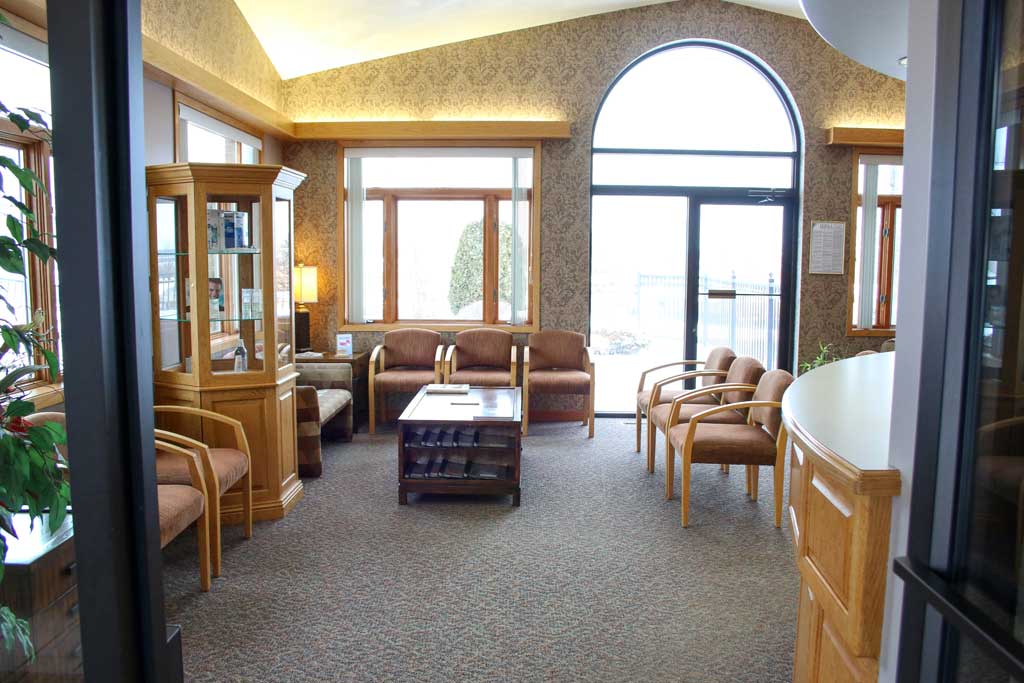 Office entrance at Wanserski Dental Center for Complex Dentistry in Wausau, WI